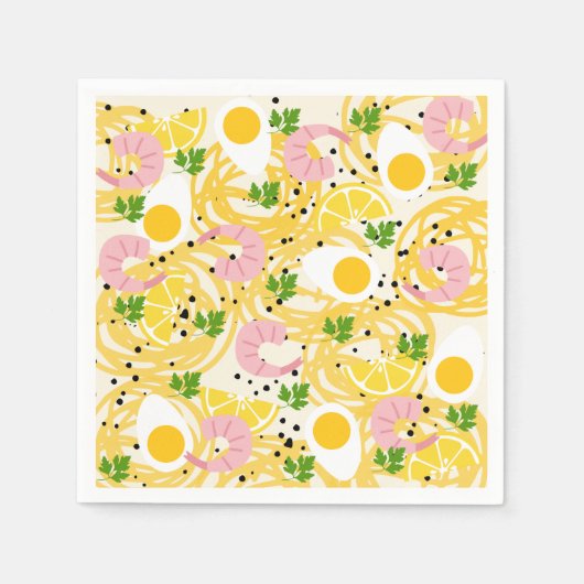 Niedlich Ramen Paper Napkins Serviette (Vorderseite)