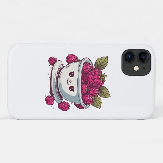 NIEDLICH RASPBERRY Case-Mate iPhone HÜLLE (Rückseite (Horizontal))