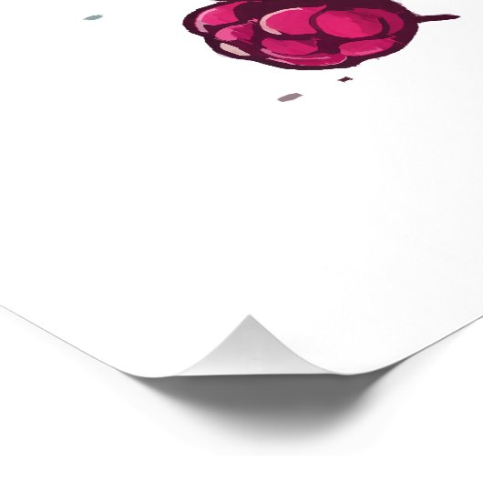 NIEDLICH RASPBERRY POSTER (Ecke)