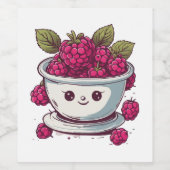 NIEDLICH RASPBERRY WEINETIKETT (Einzelnes Label)