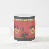 Niedlich Ratte Chinesisches Jahr 2020 Zodiac Gebur Mattglastasse (Vorderseite Links)