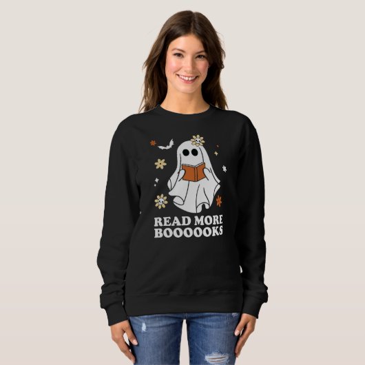 Niedlich Read More Books Daisy Halloween Sweatshir Sweatshirt (Vorne ganz)