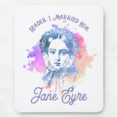 Niedlich Reader I Verheiratet Ihm Jane Eyre Portra Mousepad (Vorne)