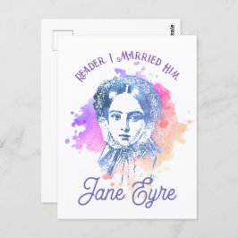 Niedlich Reader I Verheiratet Ihm Jane Eyre Portra Postkarte