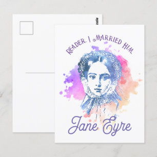Niedlich Reader I Verheiratet Ihm Jane Eyre Portra Postkarte