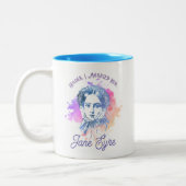 Niedlich Reader I Verheiratet Ihm Jane Eyre Portra Zweifarbige Tasse (Links)