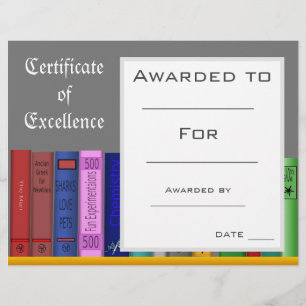 Niedlich-Reading-Award-Zertifikat Lehrer liefert