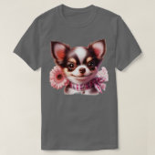 Niedlich-Realistische Chihuahua-Sketch 1 T-Shirt (Design vorne)