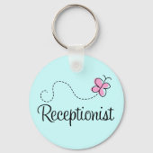 Niedlich Receptionist Schlüsselanhänger (Vorderseite)