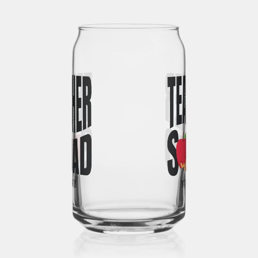 Niedlich Red Apple Teacher Squad Dosenglas (Rechts)