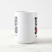 Niedlich Red Apple Teacher Squad Kaffeetasse (Mittel)