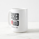 Niedlich Red Apple Teacher Squad Kaffeetasse (Vorderseite Links)