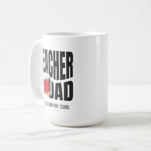 Niedlich Red Apple Teacher Squad Kaffeetasse (Vorderseite Links)