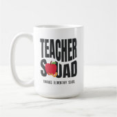 Niedlich Red Apple Teacher Squad Kaffeetasse (Links)