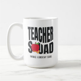 Niedlich Red Apple Teacher Squad Kaffeetasse