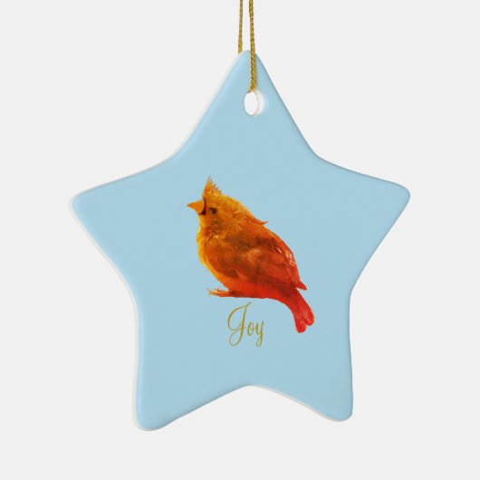 Niedlich Red Bird Keramik Ornament (Rechts)