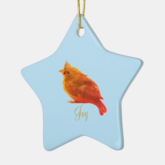 Niedlich Red Bird Keramik Ornament (Links)