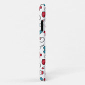 Niedlich Red Blue Nurse Doctern Pattern Case-Mate iPhone Hülle (Hinten/Rechts)