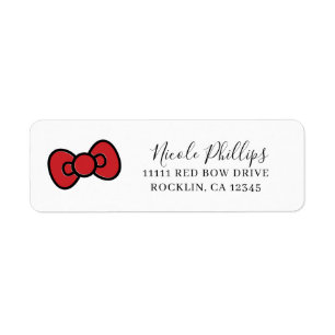 Niedlich Red Bow Whimsical