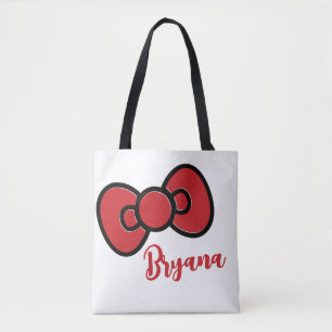 Niedlich Red Bow Whimsical Tasche