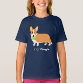Niedlich Red Cardigan Welsh Corgi Dog Liebhaber T-Shirt (Vorderseite)