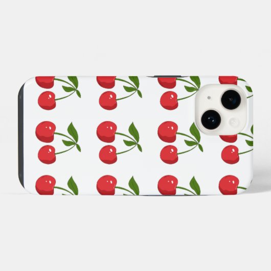Niedlich Red Cherry Bow iPhone Case - für alle Mod Hülle (Rückseite (Horizontal))