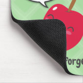 Niedlich Red Cherry Kawaii Twins Birthday Mousepad (Ecke)