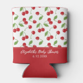 Niedlich Red Cherry Muster Baby Dusche Dosenkühler (Rückseite)