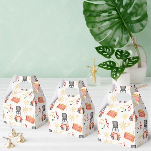 Niedlich Red Christmas Nutcracker Pinguin Geschenkschachtel (Zahlreiche)