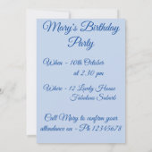 Niedlich Red Fox Art Watercolor Einladung (Rückseite)