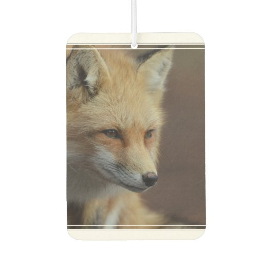 Niedlich Red Fox Autolufterfrischer (Vorderseite)
