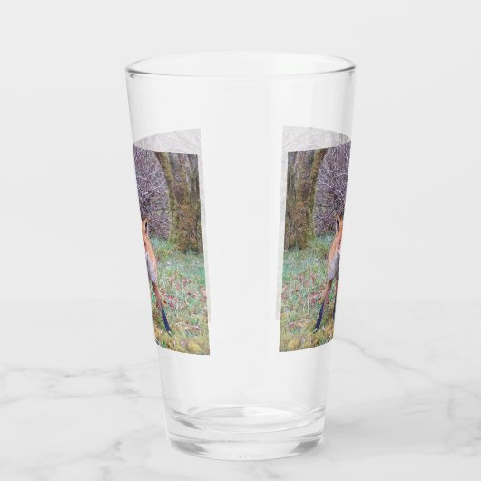 Niedlich Red Fox Glas (Rechts)