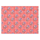 Niedlich Red Gingham Karo Design Tischdecke (Vorderseite (Horizontal))