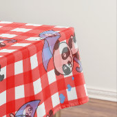 Niedlich Red Gingham Karo Design Tischdecke (Beispiel)