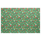 Niedlich Red Green Black Strumpfs Snowflake Stoff (Yard (91,4 cm))