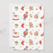 Niedlich Red Green Boys Oh What Fun Birthday Einladung (Rückseite)