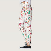 Niedlich Red Green Ugge Weihnachtsmann Leggings (Links)