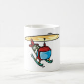 Niedlich Red Helicopter Fun Aviation Design Kaffeetasse (Mittel)