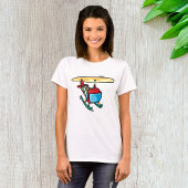 Niedlich Red Helicopter Fun Aviation Design T-Shirt