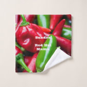 Niedlich Red Hot Mama Badhandtuch Set (Waschlappen)