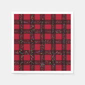 Niedlich Red Kariert Gingham Pattern Serviette (Vorderseite)