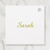 Niedlich Red Ladybug Birthday Geschenkanhänger (Rückseite)