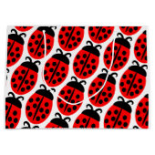 Niedlich Red Ladybug Große Geschenktüte (Vorderseite)