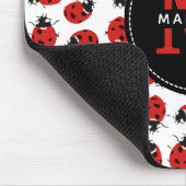 Niedlich Red Ladybug Pattern Mousepad (Ecke)