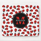 Niedlich Red Ladybug Pattern Mousepad (Vorne)