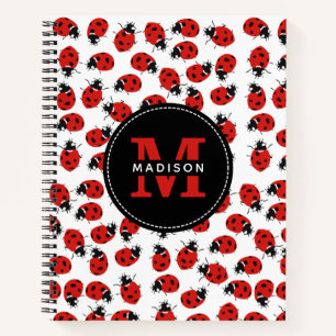 Niedlich Red Ladybug Pattern Notizblock