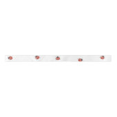 Niedlich Red Ladybug Satinband (Vorderseite)