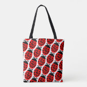 Niedlich Red Ladybug Tasche (Rückseite)