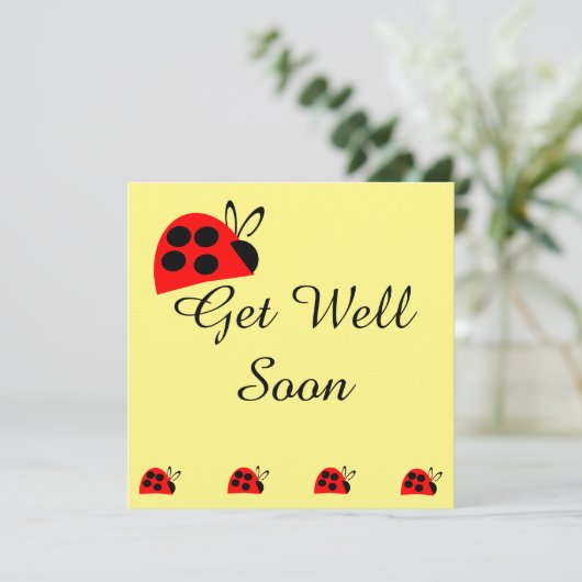 Niedlich Red Ladybug wird bald gut (Stehend Vorderseite)