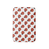 Niedlich Red Ladybugs Polka Dots Bath Mat Badematte (Vorderseite Vertikal)
